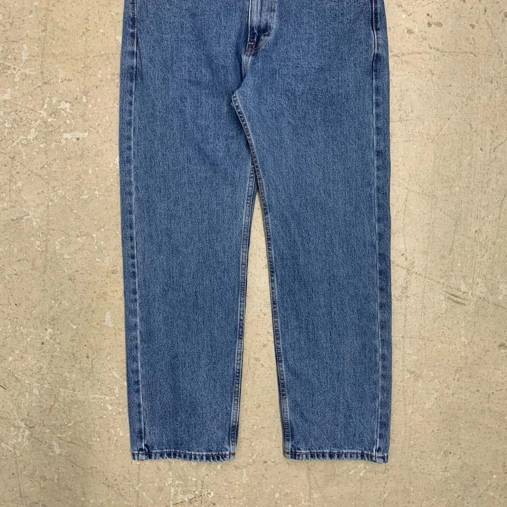 Levis 505 Jeans Mens 34x29 Pants Blue Straight Leg Medium Wash Denim Fits 36x29